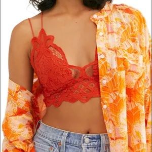Adella longline Bralette burnt orange